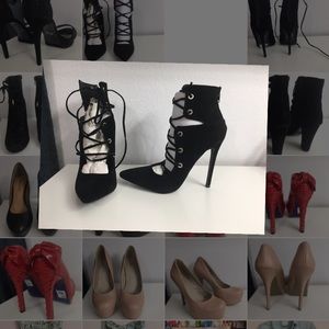 Lace up heels